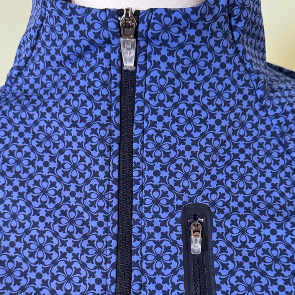 Talbots Blue Patterned Pullover - image 2